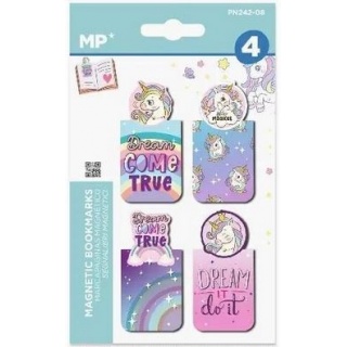 ZAKŁADKI INDEKSUJĄCE MAGNETYCZNE JEDNOROŻCE /4/, Zakładki indeksujące, Galanteria papiernicza