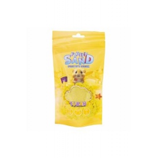 PIASEK FLUFFY ŻÓŁTY 90G, Zabawa w piasku, Zabawki