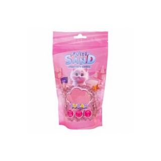 PIASEK FLUFFY RÓŻOWY 90G, Zabawa w piasku, Zabawki
