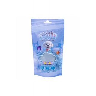 PIASEK FLUFFY NIEBIESKI 90G, Zabawa w piasku, Zabawki