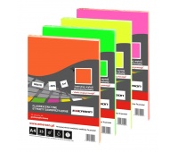 ETYKIETY SAMOPRZ.A4 FLUO ZIELONE 25ark., Etykiety samoprzylepne i inne, Galanteria papiernicza