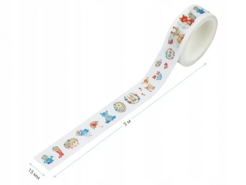 MESHU TAŚMA DEKORACYJNA "CUTE TOYS" 1,5cmx3m., Dekoracyjne, Taśmy