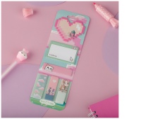 MESHU ZESTAW KART.SAMOPRZ.I ZAKŁADEK "PIXEL LOVE", Karteczki samoprzylepne, Galanteria papiernicza