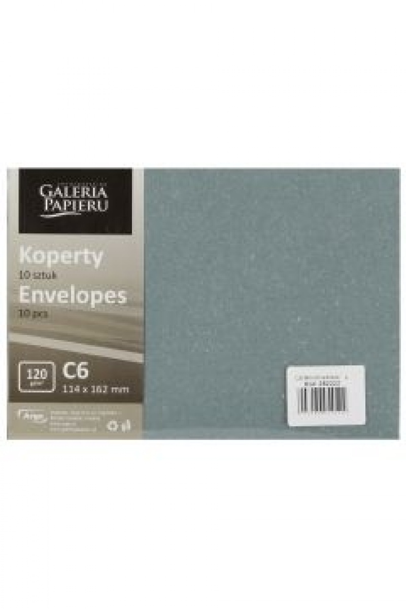 KOPERTA OZD. C6 120g WOOD NIEBIESKI K 10szt., Koperty kolorowe i ozdobne, Koperty i akcesoria do wysyłek