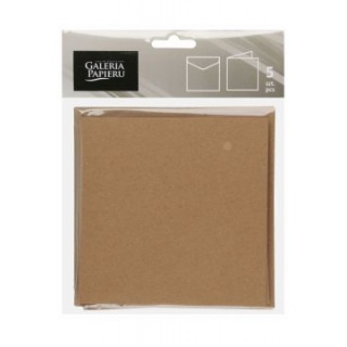 BAZA DO KARTEK, KARN.I KOP.145x145 KRAFT C.BEŻ./5/, Papiery specjalne, Papier