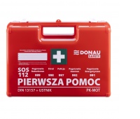 Apteczka DONAU SAFETY, plastikowa, K-15.2 +A, pomarańczowa