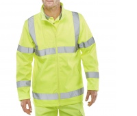 Warning jacket BEESWIFT Softshell, size M, yellow