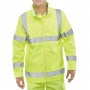 Warning jacket BEESWIFT Softshell, size XXL, yellow