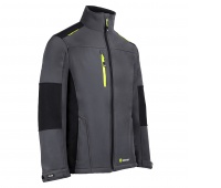 Kurtka BEESWIFT Softshell Flex, rozm. XL, szaro/czarna, Kurtki, Ochrona indywidualna