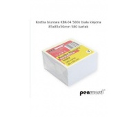 KOSTKA BIUROWA KBK-04 580K BIAŁA KLEJONA 85x85x50, Kostki, Galanteria papiernicza