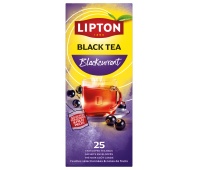 Herbata LIPTON Feel Good Selection, Refresh, czarna porzeczka, 25 kopert