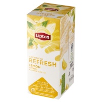 Tea LIPTON Refresh, black, lemon, 25 bags, Teas, Groceries