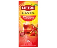 Herbata LIPTON Feel Good Selection, Refresh, truskawka, 25 kopert