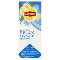 Tea LIPTON Refresh, herbal, chamomile, 25 bags, Teas, Groceries