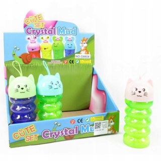 SLIME KOTEK 9255, Gluty, gniotki, Zabawki