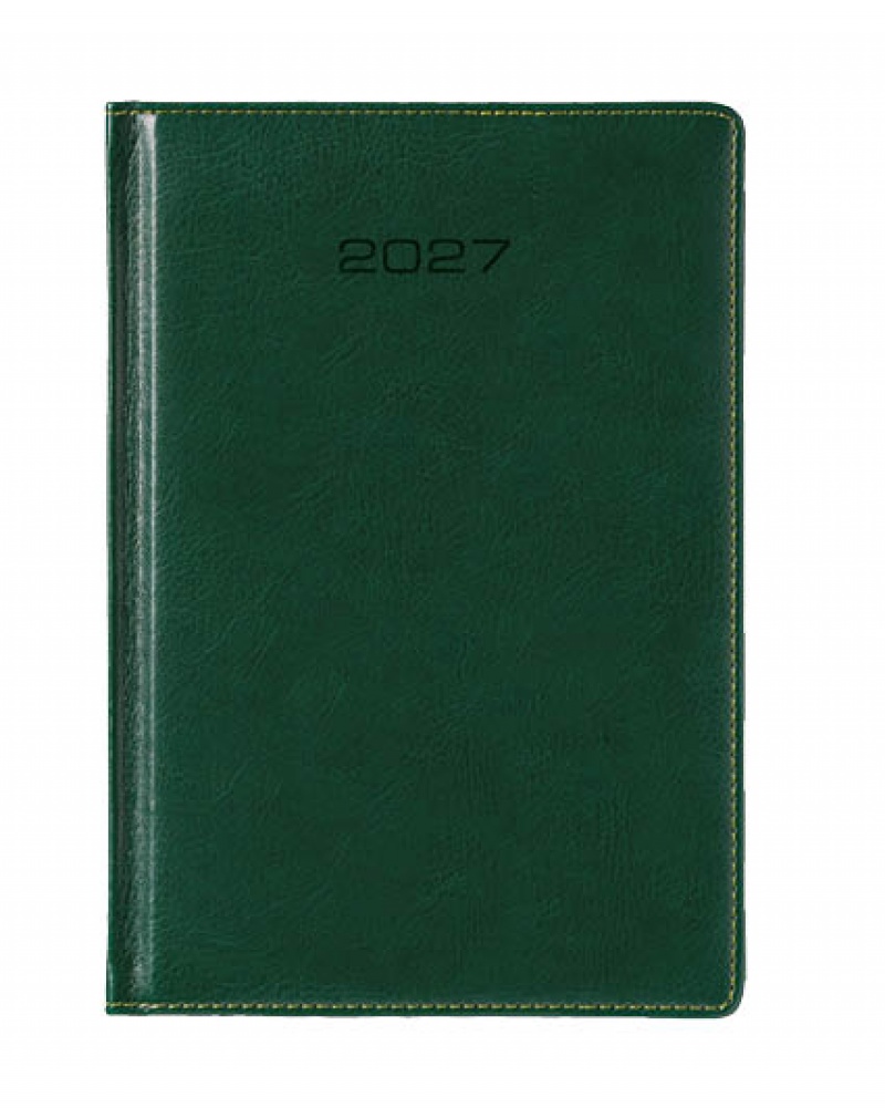 KALENDARZ KSIĄŻKOWY A5 DZIENNY CLASSIC ZIEL.2027, Dzienne, Kalendarze
