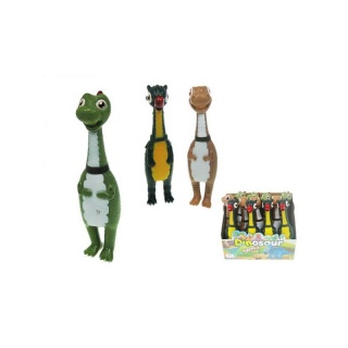 DINOZAUR 32CM ŚCISKANY DŹWIĘK 3-RODZAJE 2603, Dla chłopca, Zabawki
