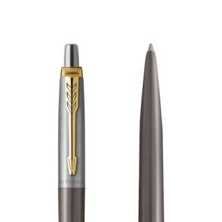 Długopis Parker Jotter Grey GT BP M BLU GB, Długopisy automatyczne, Art. do pisania i korygowania