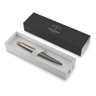 Długopis Parker Jotter Grey GT BP M BLU GB, Długopisy automatyczne, Art. do pisania i korygowania