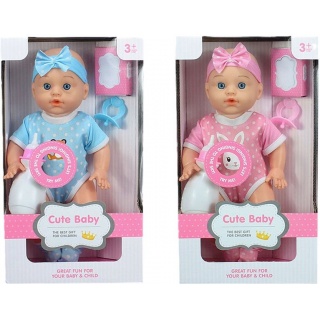 LALKA BOBAS Z DŹWIĘKIEM 33 CM 93340, Lalki, Zabawki