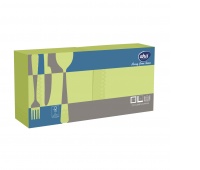 Napkins AFH AHA, 2-layer, folding 1/4, 33x33cm, 250 pcs, lime