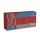 Serwetki AFH AHA, 2-warstwowe, składanie 1/4, 33x33cm, 250 szt., czerwone