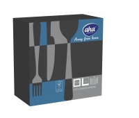 Napkins AFH AHA, 3-layer, folding 1/4, 40x40cm, 100 pcs, black