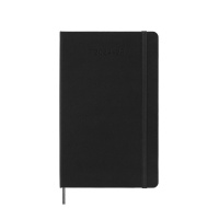 Daily calendar MOLESKINE 2024/25, 18M, L, hardcover, 13x21cm, black