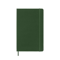 Daily calendar MOLESKINE 2025, 12M, L, hardcover, 13x21cm, myrtle green