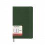 Daily calendar MOLESKINE 2025, 12M, L, hardcover, 13x21cm, myrtle green