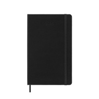 Daily calendar MOLESKINE 2025, 12M, L, hardcover, 13x21cm, black