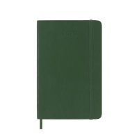 Daily calendar MOLESKINE 2025, 12M, P, softcover, 9x14cm, myrtle green