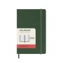 Daily calendar MOLESKINE 2025, 12M, P, hardcover, 9x14cm, myrtle green