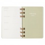 Spiral calendar MOLESKINE 2025, 12M, L, hardcover, 13x21cm, crush kiwi