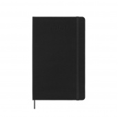 Horizontal weekly calendar MOLESKINE 2024/25, 18M, L, hardcover, 13x21cm, black