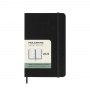 Horizontal weekly calendar MOLESKINE 2025, 12M, P, hardcover, 9x14cm, black