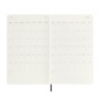 Weekly calendar MOLESKINE 2024/25, 18M, L, softcover, 13x21cm, black