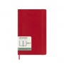 Weekly calendar MOLESKINE 2024/25, 18M, L, softcover, 13x21cm, scarlet red