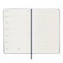 Weekly calendar MOLESKINE 2024/25, 18M, L, hardcover, 13x21cm, sapphire blue