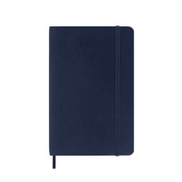 Weekly calendar MOLESKINE 2024/25, 18M, P, softcover, 9x14cm, sapphire blue