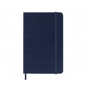 Weekly calendar MOLESKINE 2024/25, 18M, P, hardcover, 9x14cm, sapphire blue