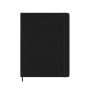 Weekly calendar MOLESKINE 2024/25, 18M, XL, hardcover, 19x25cm, black