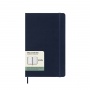 Weekly calendar MOLESKINE 2025, 12M, L, hardcover, 13x21cm, sapphire blue