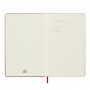 Weekly calendar MOLESKINE 2025, 12M, L, hardcover, 13x21cm, scarlet red