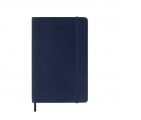 Weekly calendar MOLESKINE 2025, 12M, P, softcover, 9x14cm, sapphire blue