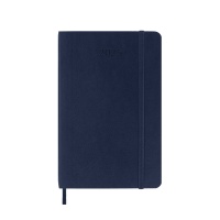 Weekly calendar MOLESKINE 2025, 12M, P, softcover, 9x14cm, sapphire blue