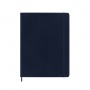 Weekly calendar MOLESKINE 2025, 12M, XL, softcover, 19x25cm, sapphire blue