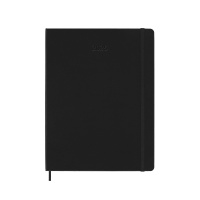 Weekly verticale calendar MOLESKINE Pro 2025, 12M, XL, hardcover, 19x25cm, black