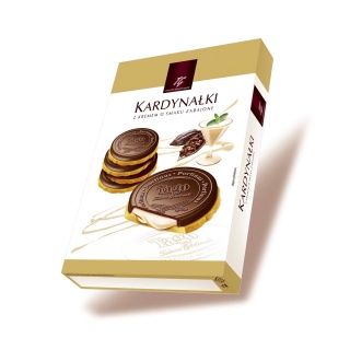 Kardynałki zabajone TAGO, w polewie, 180g, Ciastka, Artykuły spożywcze