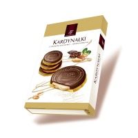 Kardynałki kakaowo-orzechowe TAGO, w polewie, 180g, Ciastka, Artykuły spożywcze